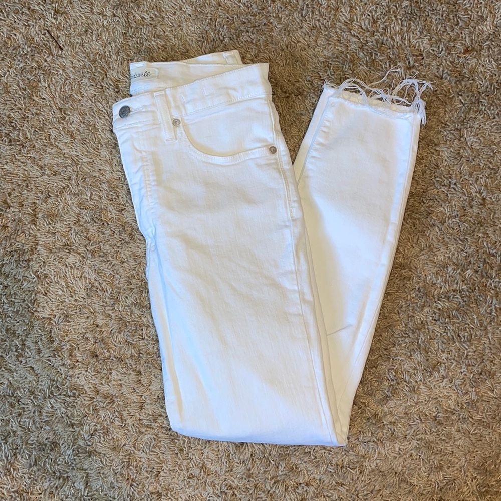 Madewell white jeans